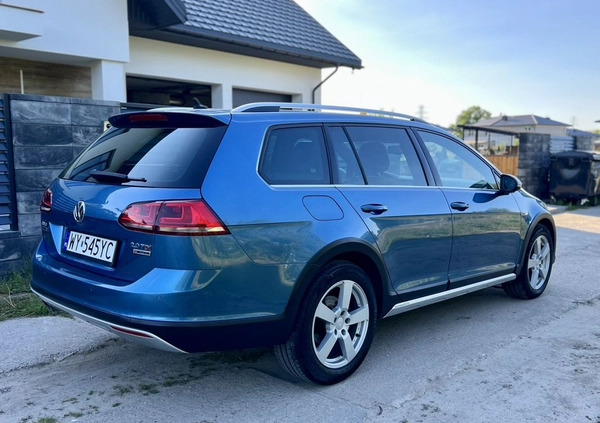 Volkswagen Golf cena 56900 przebieg: 219000, rok produkcji 2015 z Warszawa małe 277